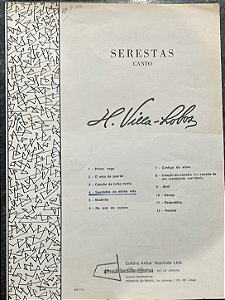 SAUDADES DA MINHA VIDA - partitura para piano e canto - Villa-Lobos