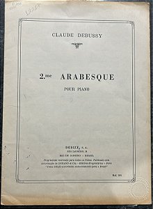 2ª ARABESQUE - partitura para piano - Debussy