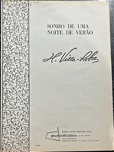 SONHO DE UMA NOITE DE VERÃO - partitura para piano - Villa-Lobos