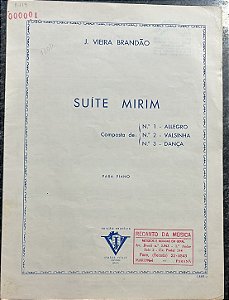 SUITE MIRIM - partitura para piano - J. Vieira Brandão