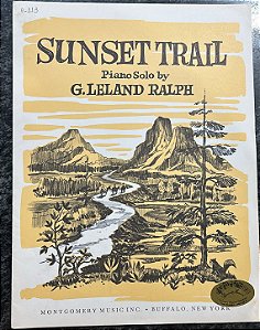 SUNSET TRAIL - partitura para piano - G. Leland Ralph