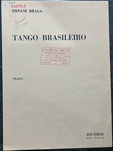 TANGO BRASILEIRO - partitura para piano - Ernani Braga