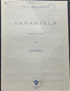 TARANTELA - partitura para piano - Paul Beaumont