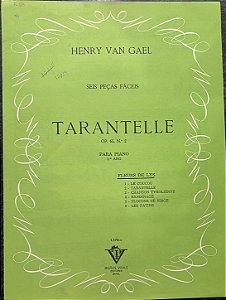 TARANTELLE Opus 65 n° 2 (Tarantela) - partitura para piano - Henry Van Gael