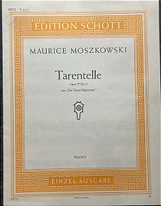 TARANTELLE Opus 77 n° 6 (Tarantela) - partitura para piano - Maurice Moszkowski
