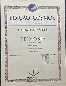 TEIMOSIA - partitura para piano - Lorenzo Fernandez