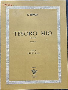 TESORO MIO Opus 228 - partitura para piano - E. Becucci