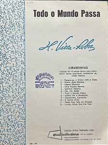 TODO O MUNDO PASSA - partitura para piano - Heitor Villa-Lobos