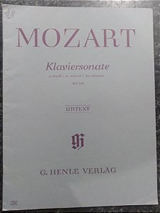 MOZART - SONATA KV 310 em Lá menor Edição original Henle Urtext