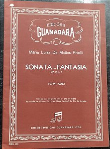 MARIA LUISA DE MATTOS PRIOLLI - SONATA Opus 21 n° 1 – Editora Musicais Guanabara