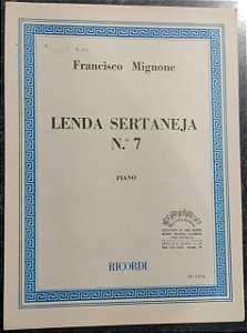 LENDA SERTANEJA N° 7 - partitura para piano - Francisco Mignone