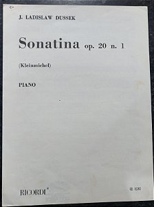 DUSSEK - SONATINA Opus 20 n° 1 (Rev. Kleinmichel) Ed. Ricordi