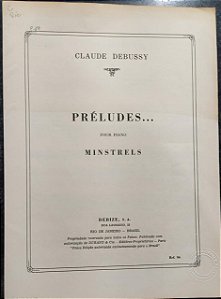 MINSTRELS (Preludes) - partitura para piano - Claude Debussy