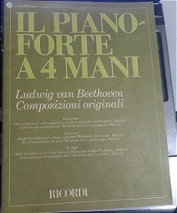 Oito Variações em Dó Maior WoO 67 (theme by Count Waldstein) / Seis variações em Ré Maior WoO 74 (Ich denke dein) - COMPOSIZIONI ORIGINALI IL PIANO FORTE a 4 MANI (4 MÃOS) 2° fascículo - Beethoven