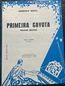 PRIMEIRA GAVOTA - partitura para piano - Barrozo Netto