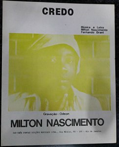 PARTITURA PARA PIANO: CREDO - Milton Nascimento