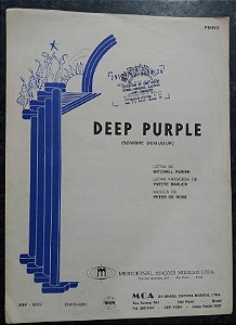 DEEP PURPLE - Partitura de Piano - Peter de Rose