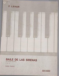 BAILE DE LAS SERENAS (La viuda alegre) - partitura para piano - Franz Lehar