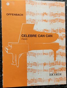 CELEBRE CANCAN - partitura para piano - Jacques Offenbach
