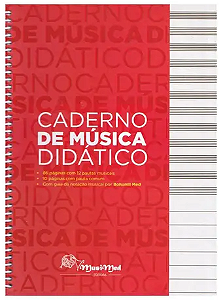 Caderno De Música Grande Musimed - Capa Dura