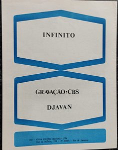 INFINITO - partitura para piano - Djavan