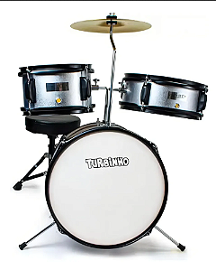 Bateria Infantil Turbinho - Prata