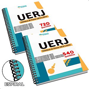 Apostila UERJ Colorida Coletânea de Provas anteriores 1260 Questões (2012 à 2023) + Gabarito Oficial