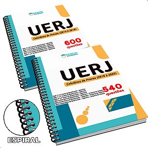 Apostila UERJ Colorida Coletânea de Provas anteriores 1020 Questões (2014 à 2023) + Gabarito Oficial