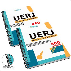 Apostila UERJ Colorida Coletânea de Provas anteriores 780 Questões (2016 à 2023) + Gabarito Oficial