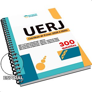 Apostila UERJ Colorida Coletânea de Provas anteriores 300 Questões (2020 à 2023) + Gabarito Oficial
