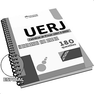 Apostila UERJ PB Coletânea de Provas anteriores 180 Questões (2021 à 2023) + Gabarito Oficial