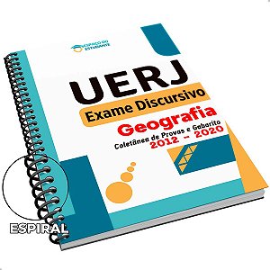 Apostila Geografia 2ª Fase UERJ Exame Discursivo 2012 a 2020 Colorida