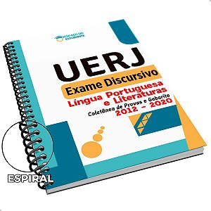 Apostila Língua Portuguesa e Literaturas 2ª Fase UERJ Exame Discursivo 2012 a 2020 Colorida