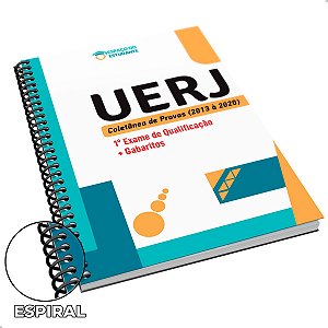 Apostila UERJ Colorida Coletânea de Provas 1º Exame anteriores (2013 à 2020) + Gabarito Oficial