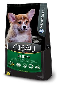 Ração Cibau Puppy Medium Breeds Cães Filhotes de Raças Médias 15kg