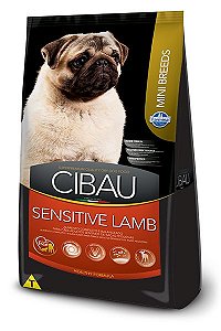 Ração Cibau Sensitive Lamb Mini Breeds Cães Adultos 3kg