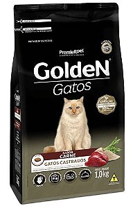 Ração Golden Gatos Castrados - Carne