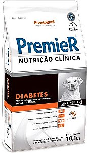 Ração Premier Nutrição Clínica Diabetes Cães de Raças Médias e Grandes 10,1kg