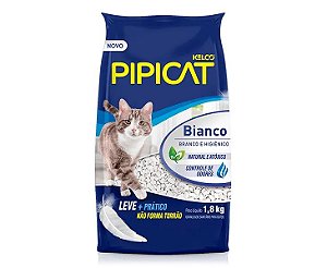 Areia Higiênica Pipicat Bianco 1,8kg