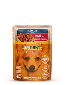 Sachê Special Dog Ultralife Sênior sabor Carne - 100g