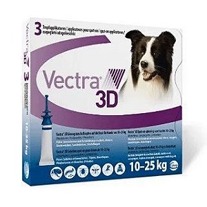 Antipulgas Vectra 3D para cães de 10 à 25 kg - 1 pipeta