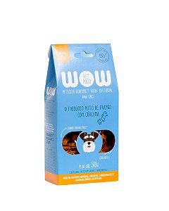 Petisco Desidratado WOW para Cães Sabor Peito de Frango com Cúrcuma 50g