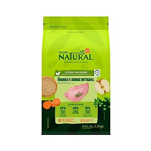 Ração Guabi Natural Cães Sênior de Raças Pequenas e Mini Sabor Frango & Arroz Integral