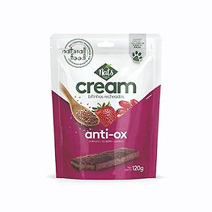 Bifinhos Nats Cream Anti-ox - Recheados  Morango, Gojiberry e Linhaça - 120 g