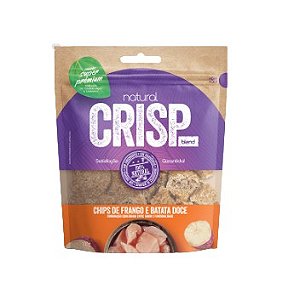 Petisco Desidratado Crisp Cães Adultos Sabor Frango e Batata Doce