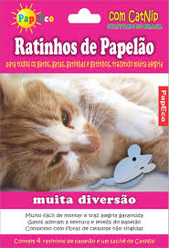 Brinquedo Ratinhos de Papelão para Gatos - PetPira