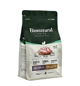 Ração Bionatural Prime Cães Sênior 7+ de Raças Pequenas