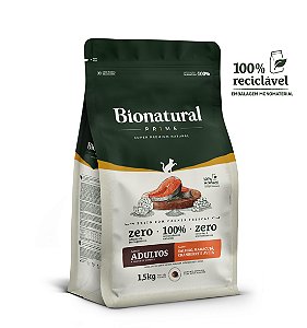 Ração Bionatural Prime Gatos Adultos Sabor Salmão