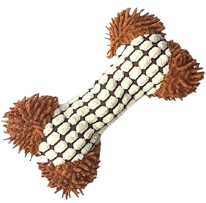 Brinquedo de Pelúcia Osso para cães com apito