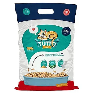 Granulado Higiênico de Madeira Tutto Cat 15kg